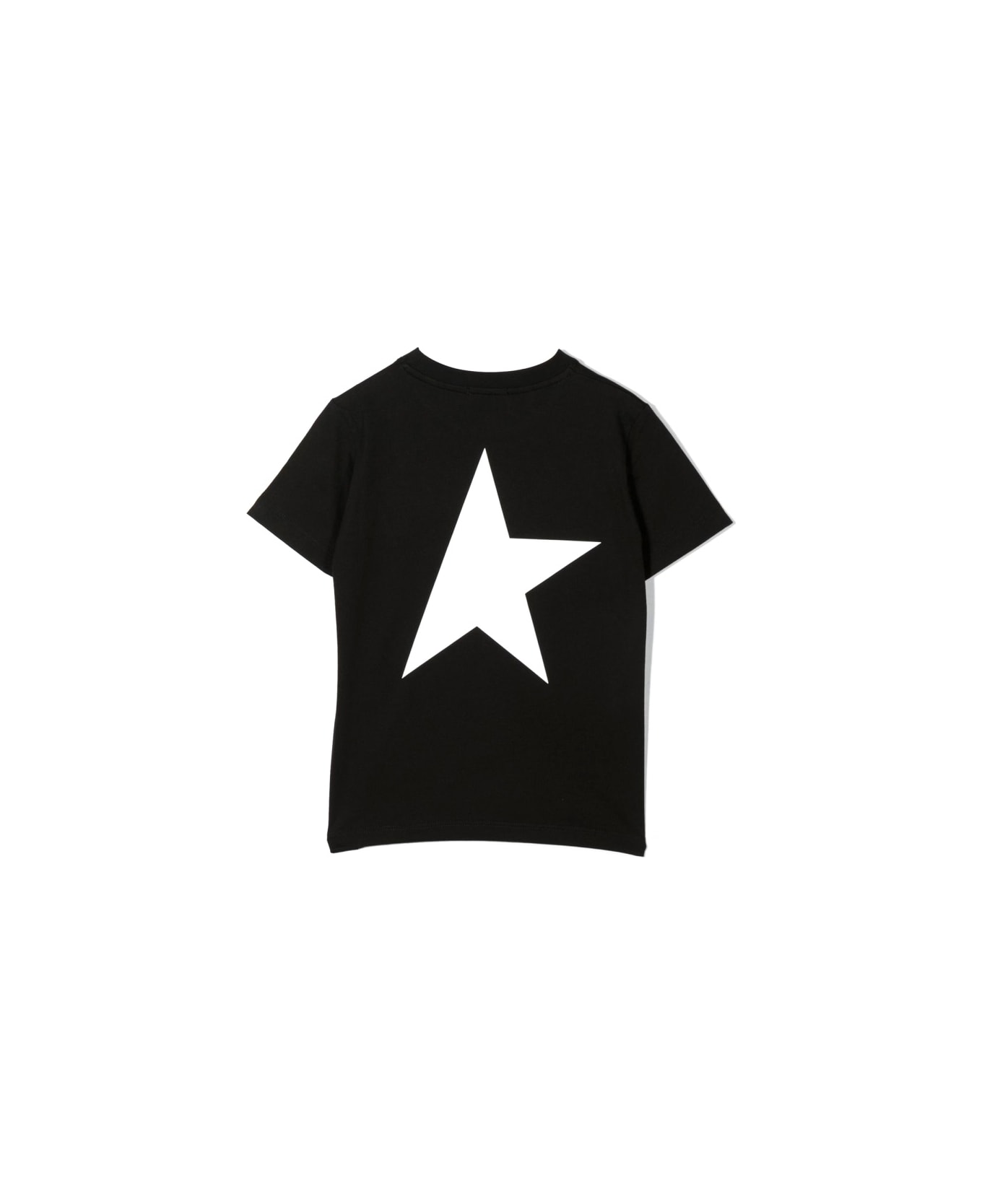 Golden Goose Star/ Boy's T-shirt S/s Logo/ Big Star Printed - BLACK Tシャツ＆ポロシャツ