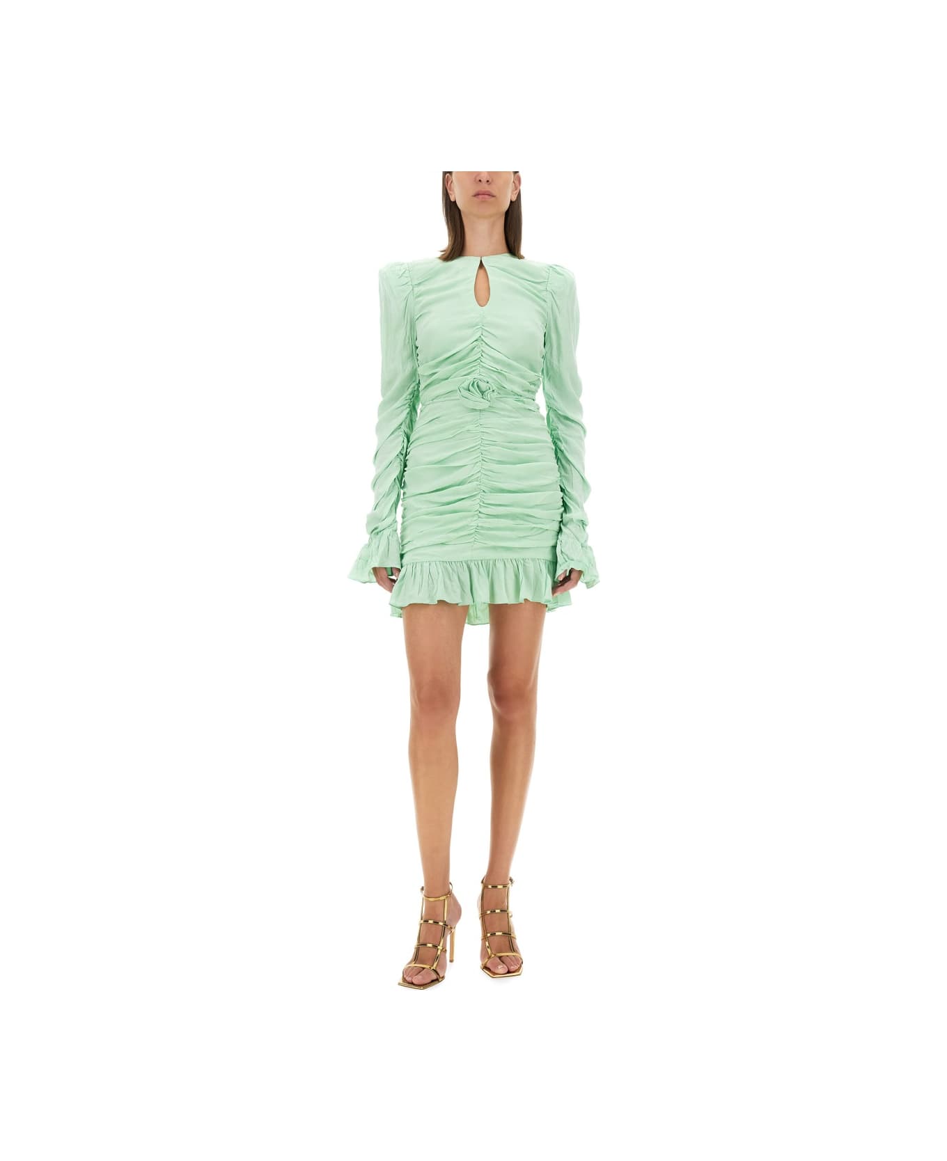Rotate by Birger Christensen Mini Dress - GREEN