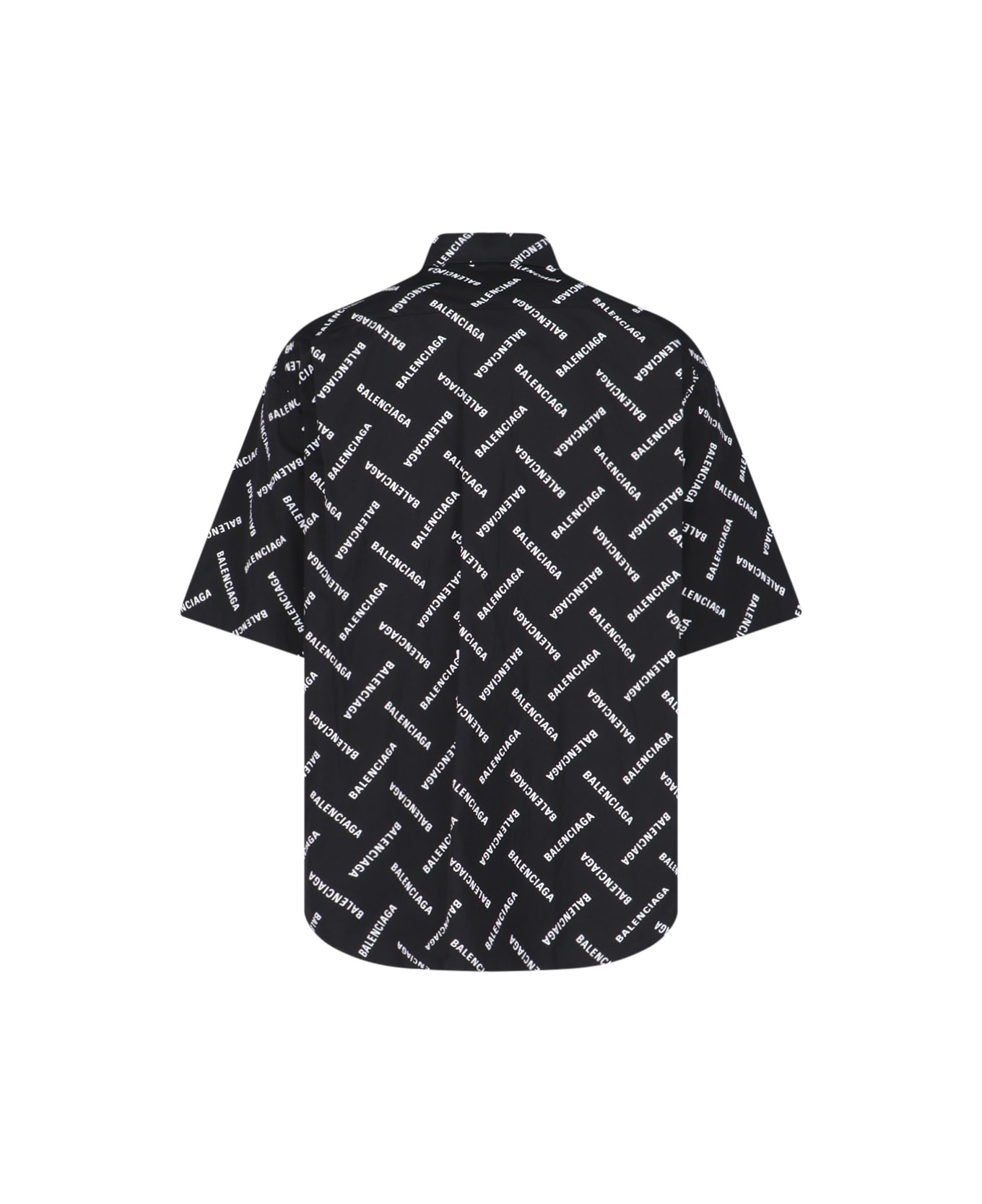 Balenciaga Collared Shirt - Black