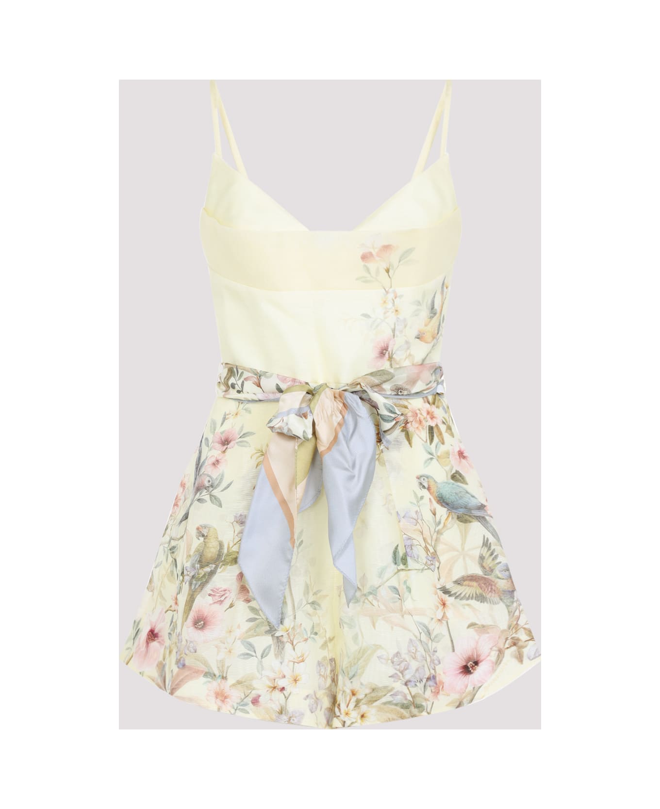 Zimmermann Rebellion Fitted Playsuit - Lemon Aviary