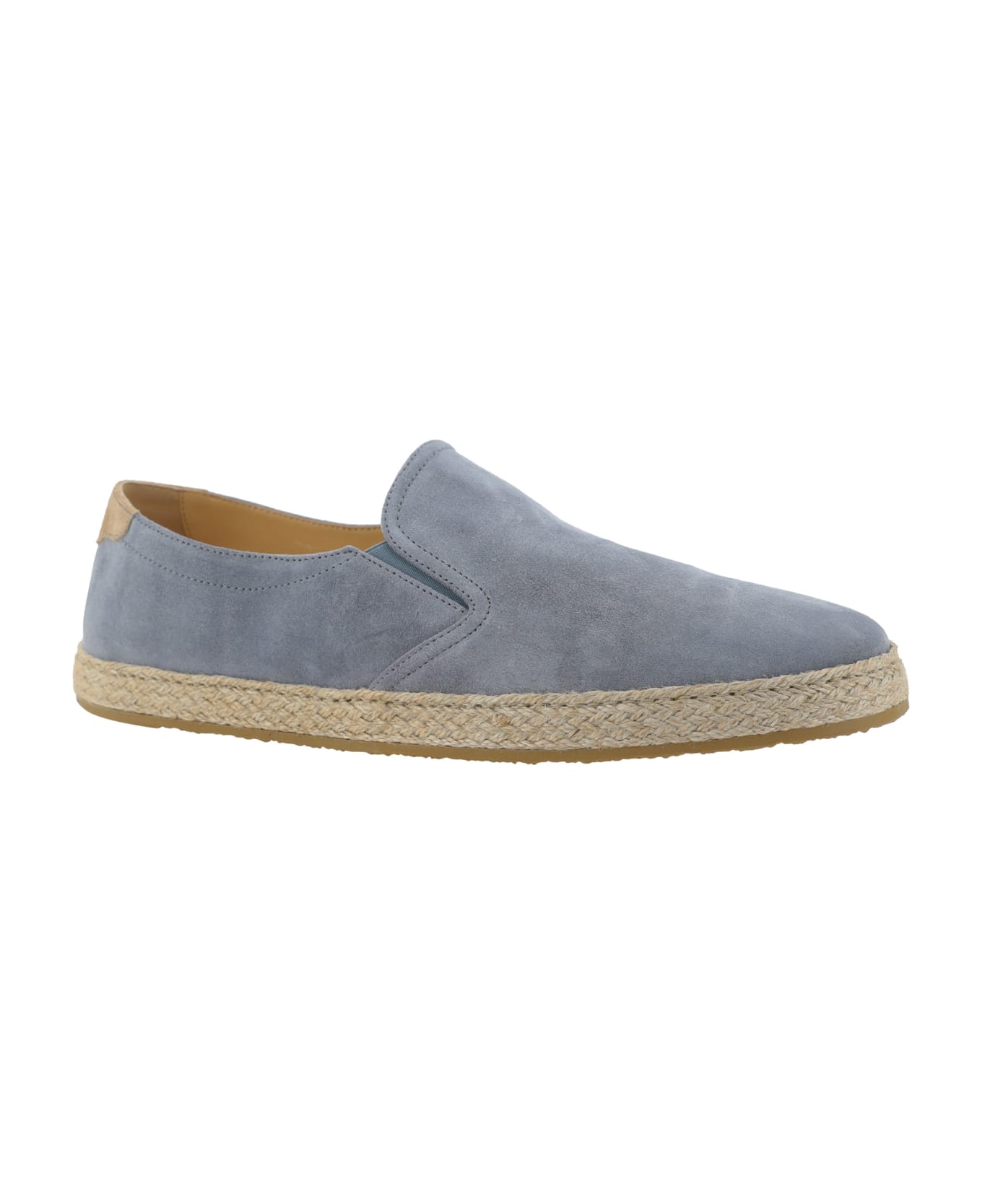 Brunello Cucinelli Pair Of Espadrillas - Calcite+noisette