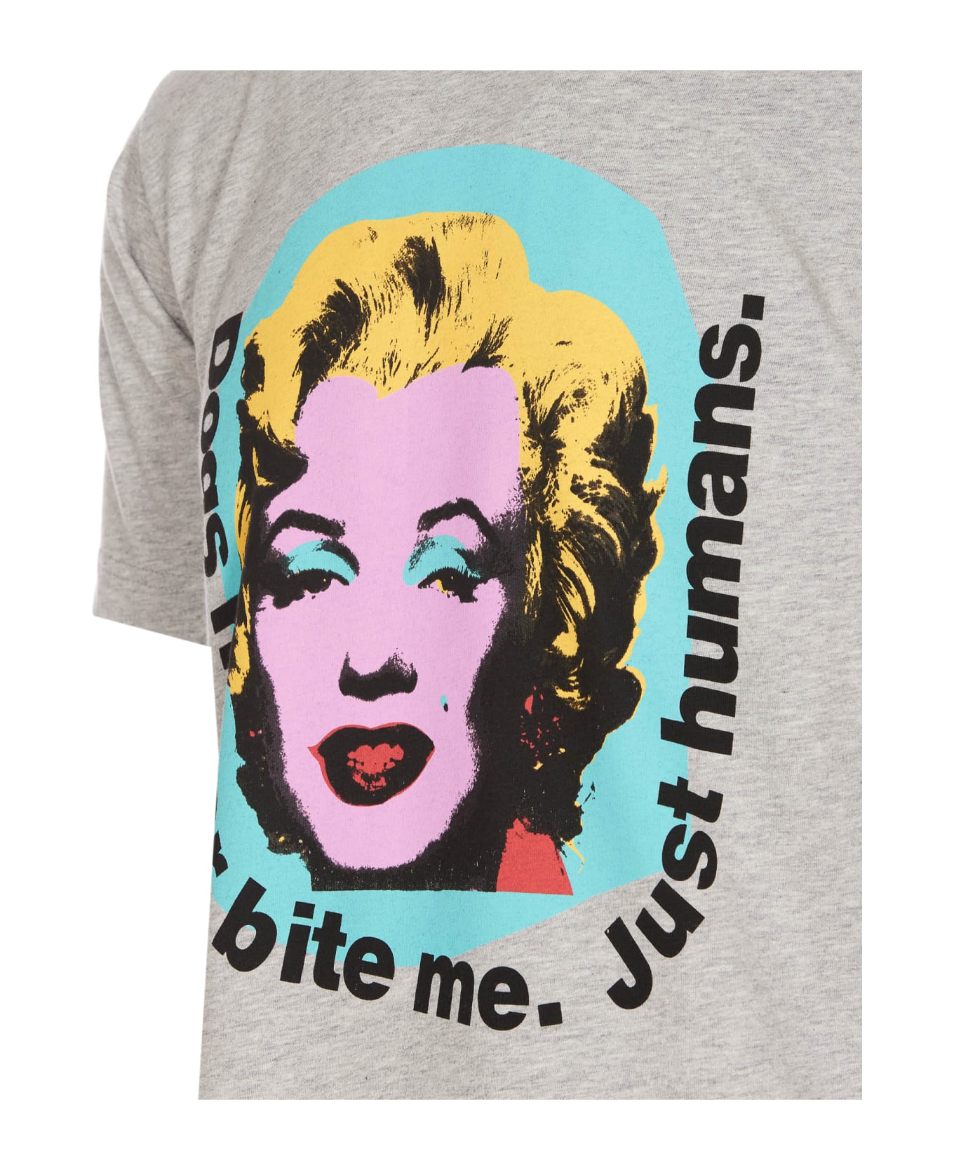 Comme des Garçons Marilyn Monroe Print T-shirt - Grey