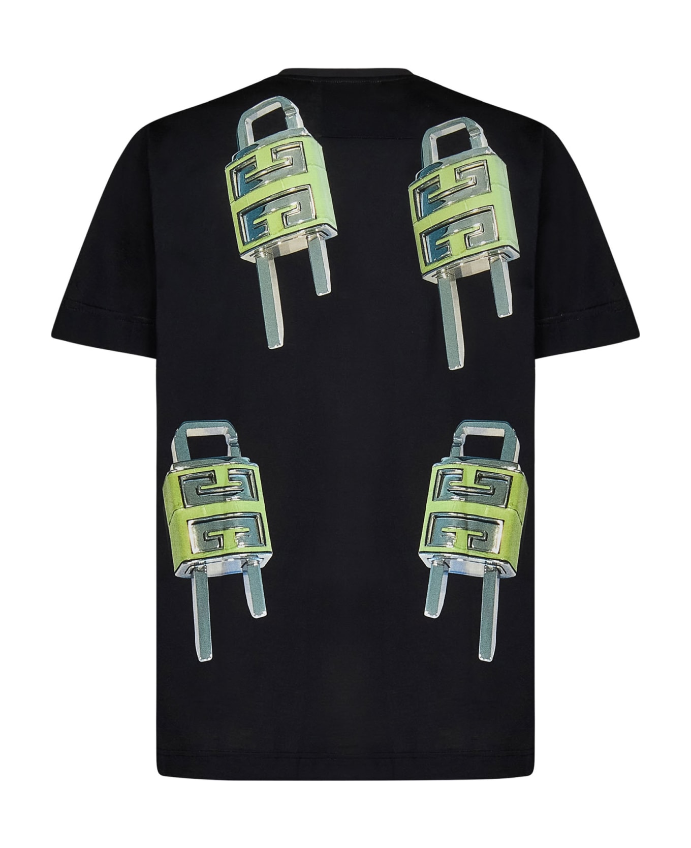 Givenchy 4g Lock T-shirt - Black