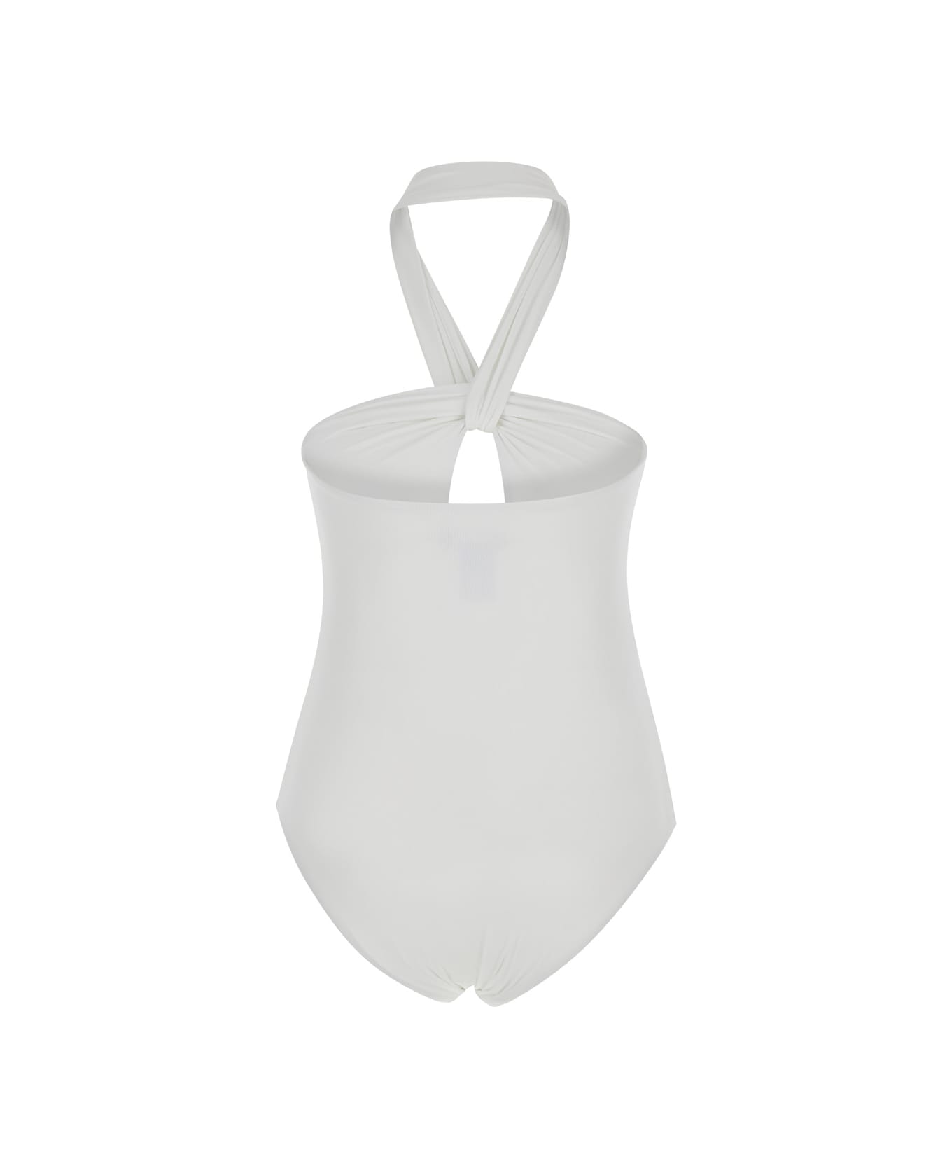 Federica Tosi White One-piece Swimsuit In Polyamide Woman - White