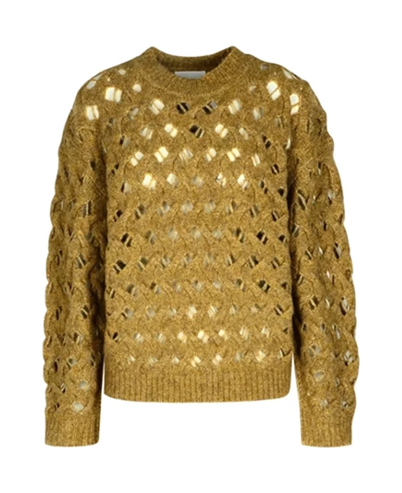 Marant Étoile 
aurelia
 Beige Acrylic Blend Sweater - Yellow