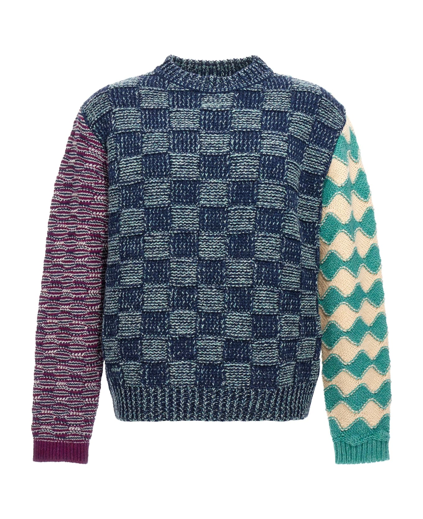 Marni Patterned Yarn Sweater - Multicolor