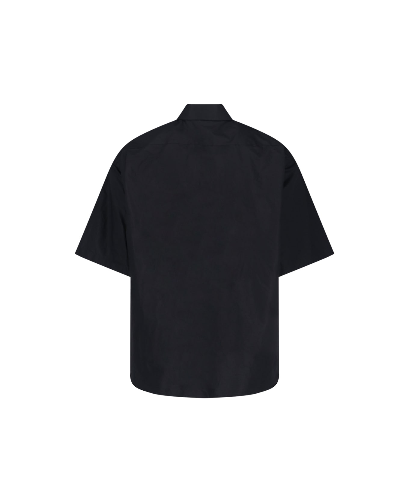 Balenciaga Oversized Logo Shirt - Black  