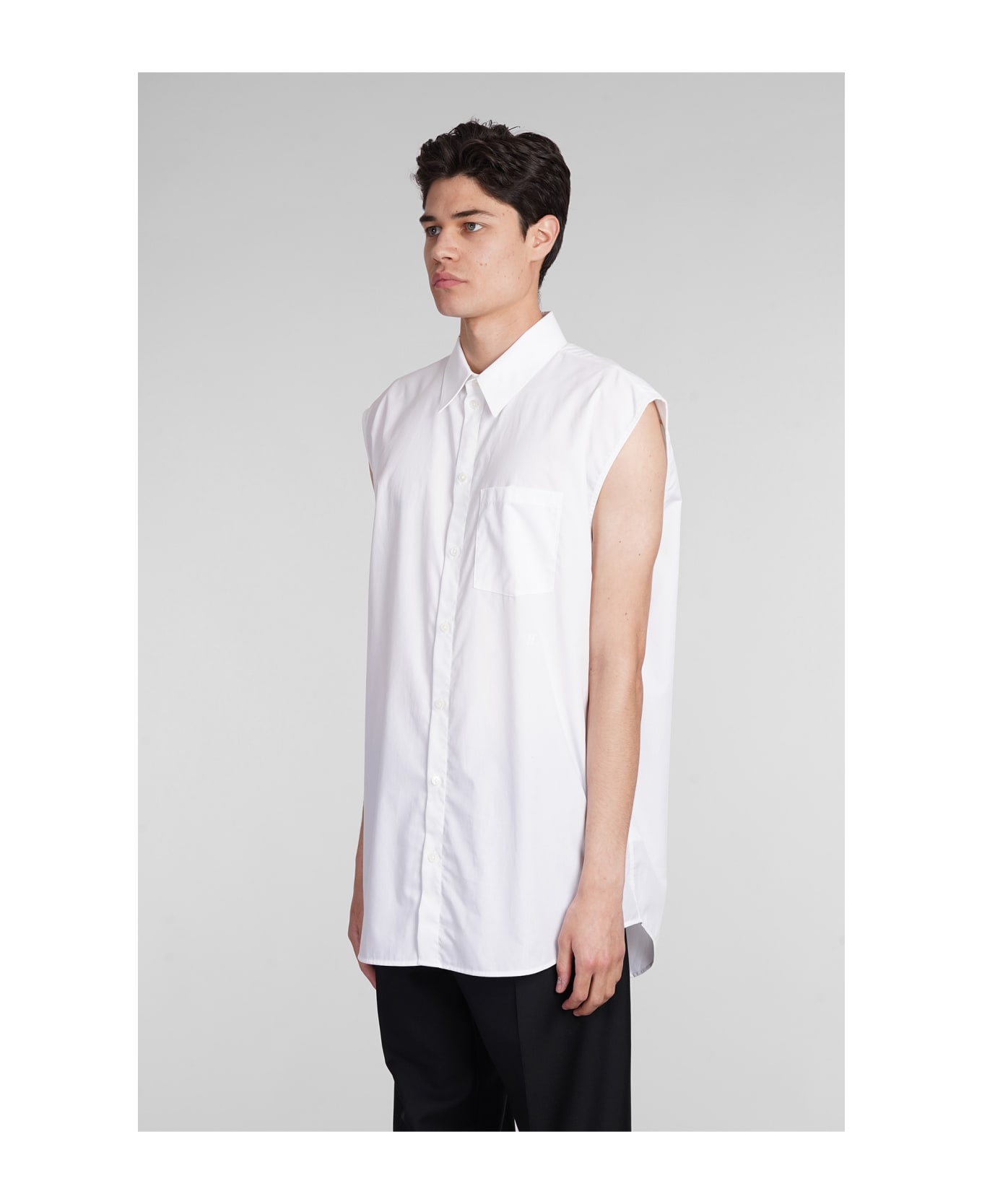 Helmut Lang Shirt In White Cotton - white