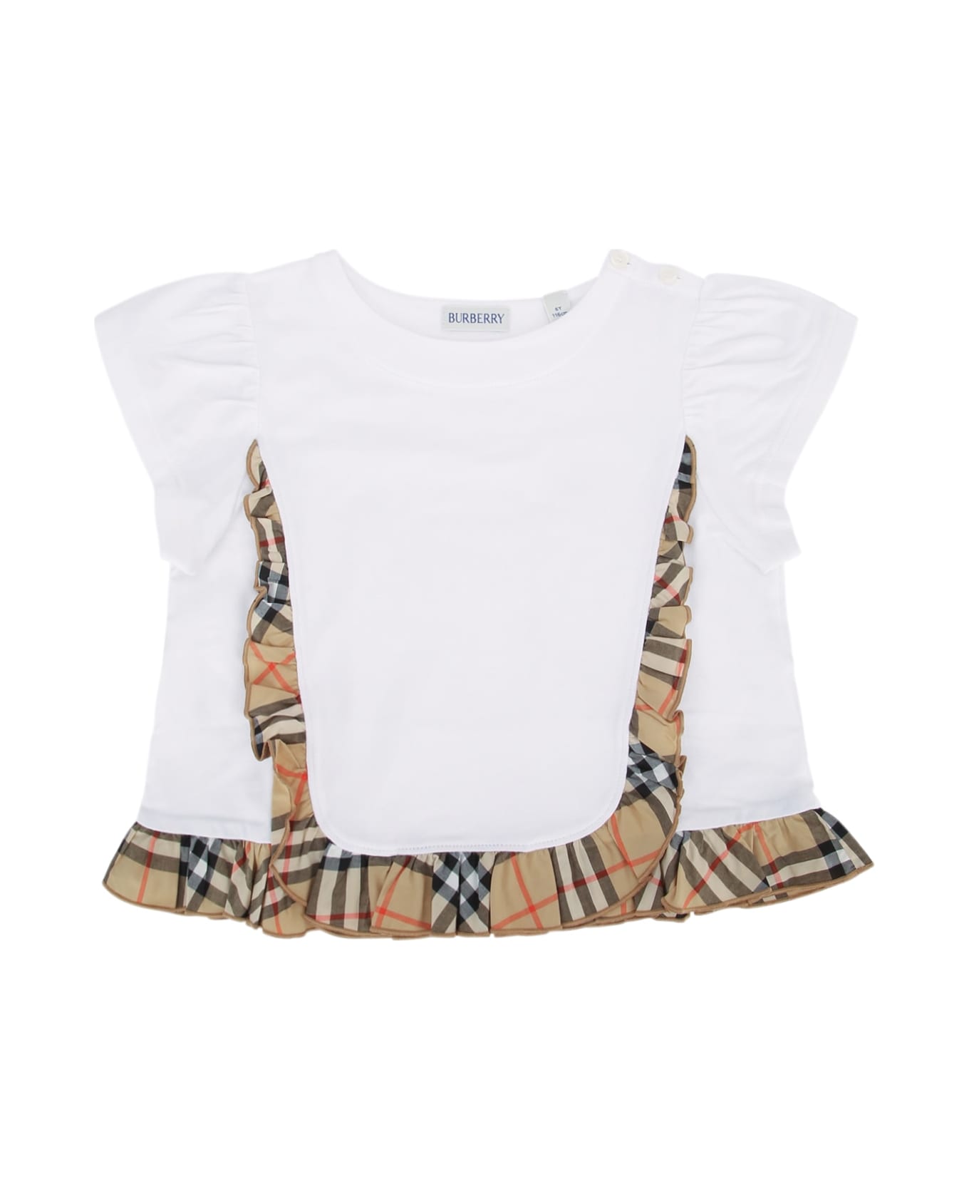 Burberry Kg5 Roxy Frill - WHITE