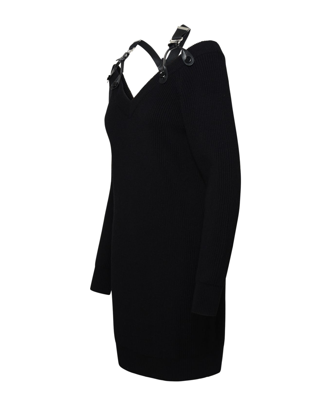 Moschino Black Wool Dress - Black