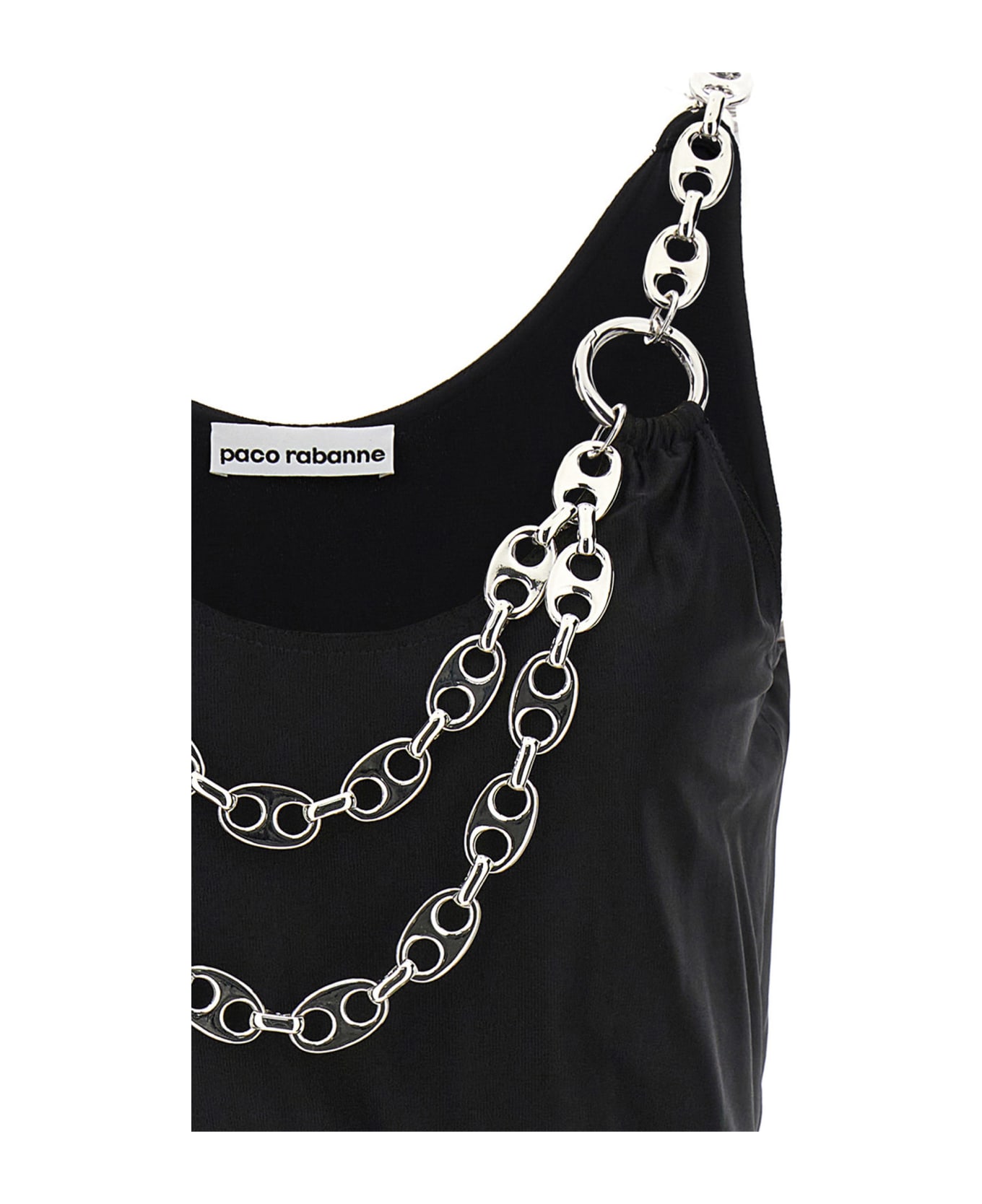 Paco Rabanne Chain Dress - Black  
