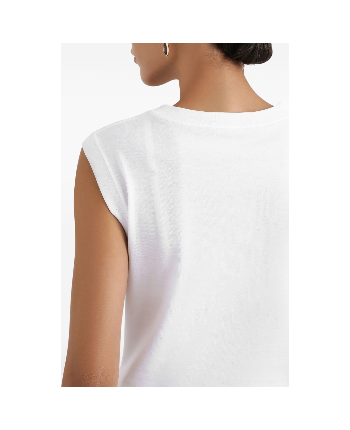 Dolce 
Gabbana Logo Cotton T-shirt - White