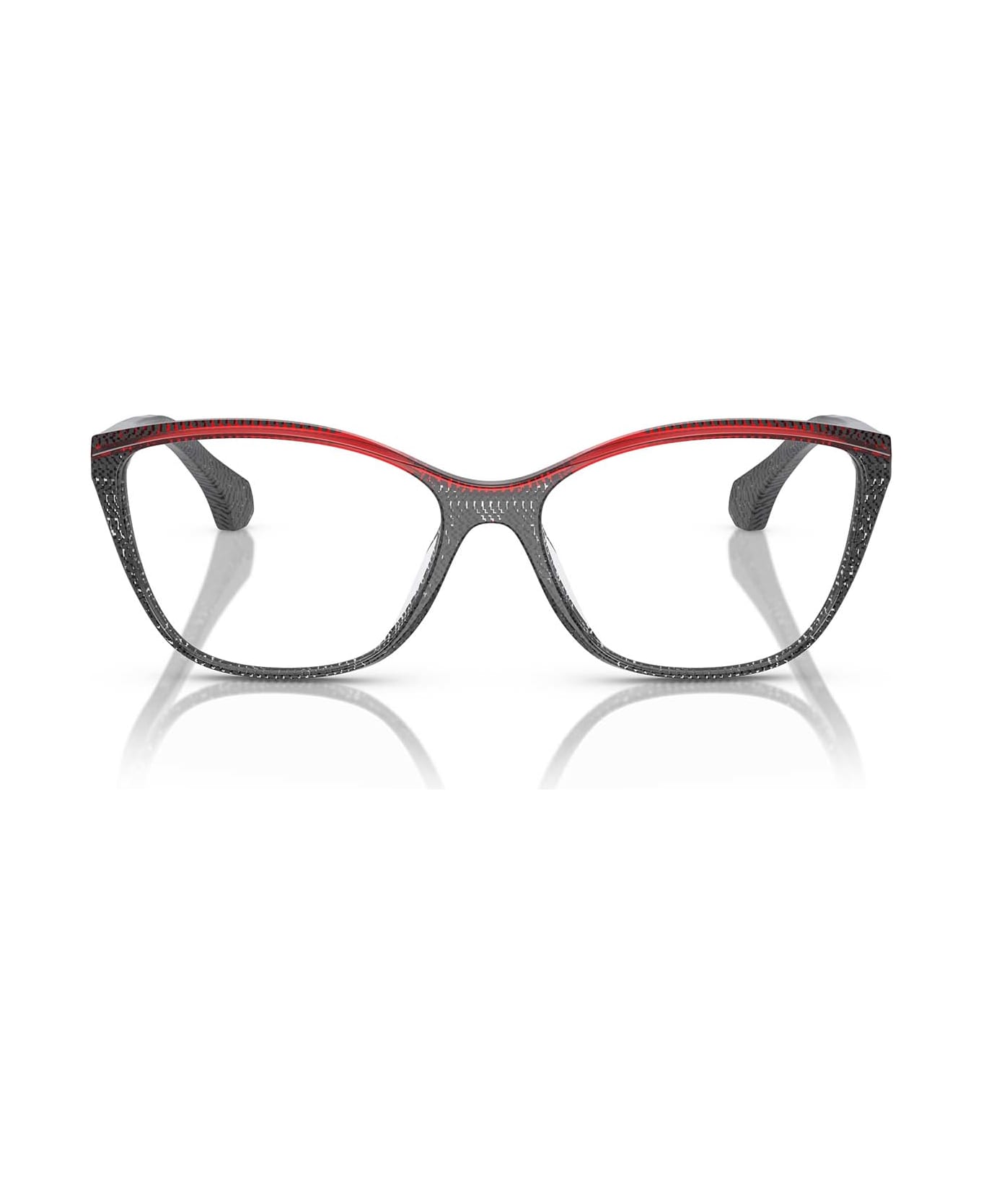 Alain Mikli A03502 New Pointillee Grey/red Glasses - New Pointillee Grey/Red