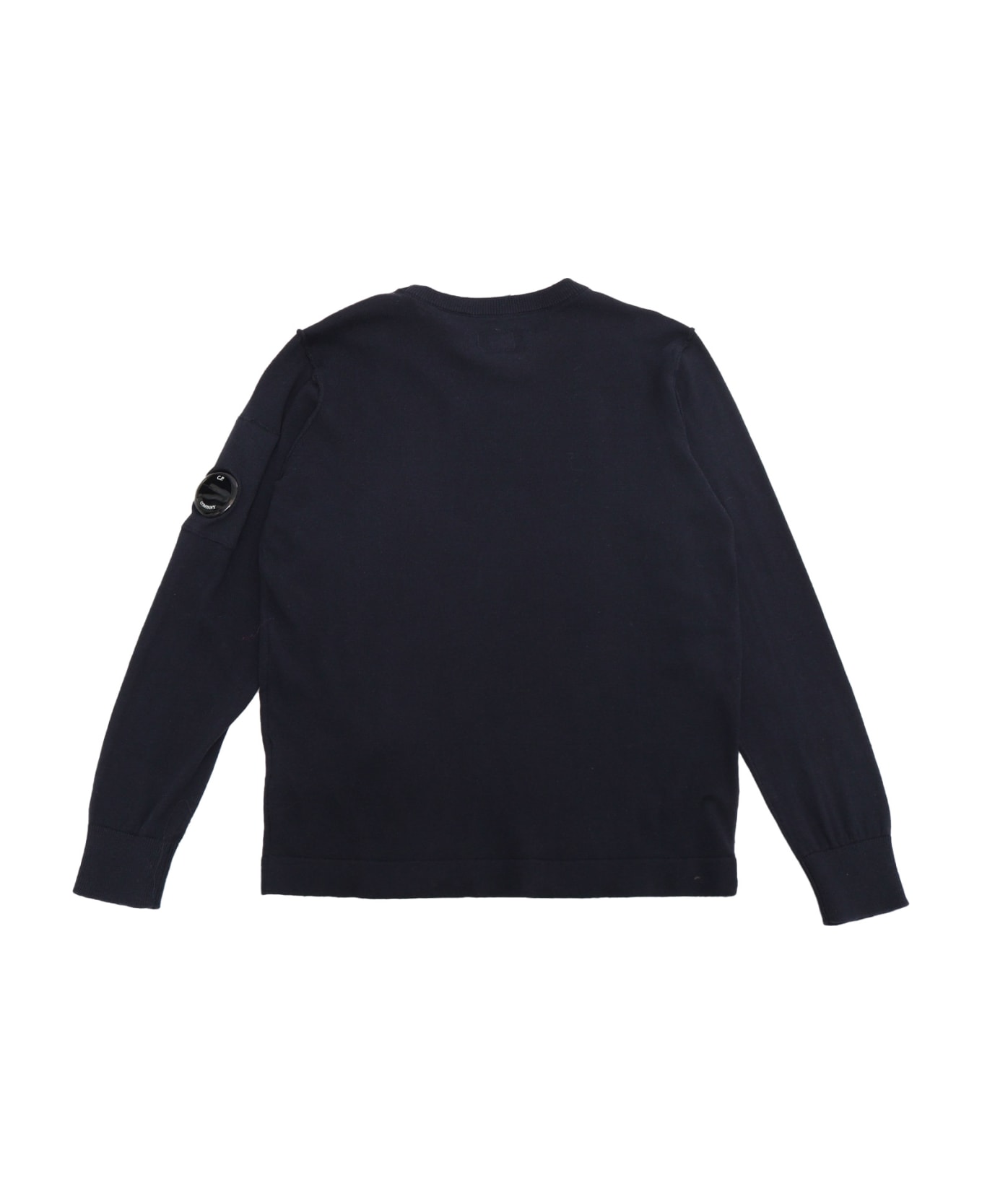 C.P. Company Undersixteen Black Sweater - BLUE