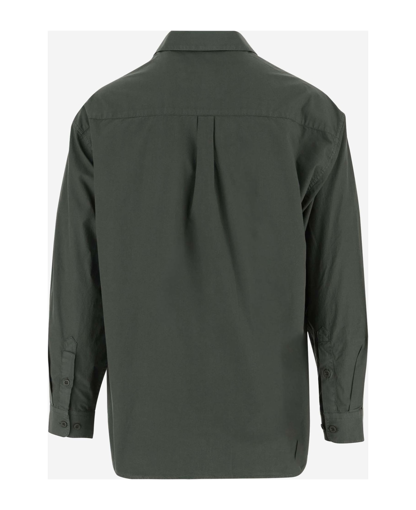 Emporio Armani Cotton Shirt - Green シャツ