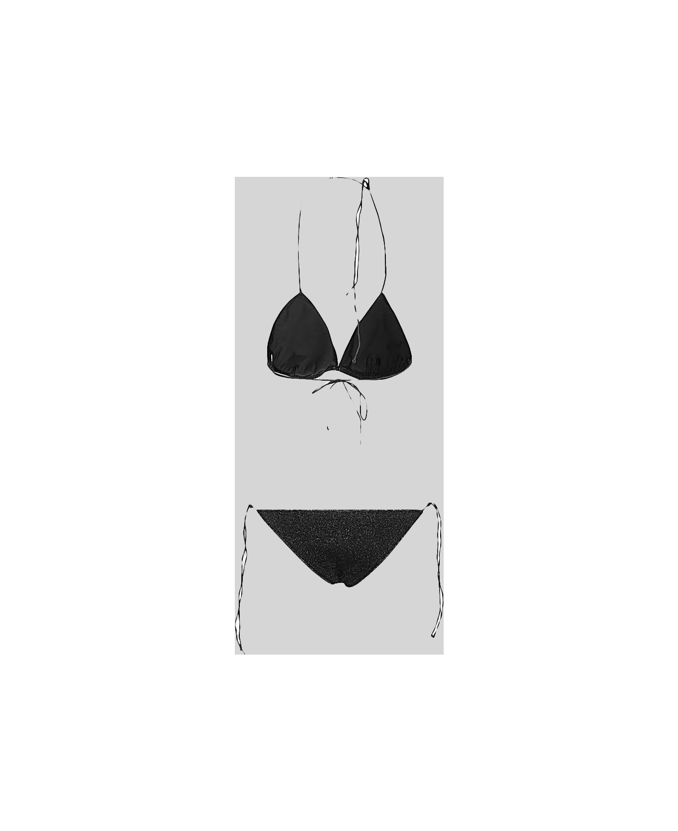 Oseree Black Lumière Bikini Beachwear