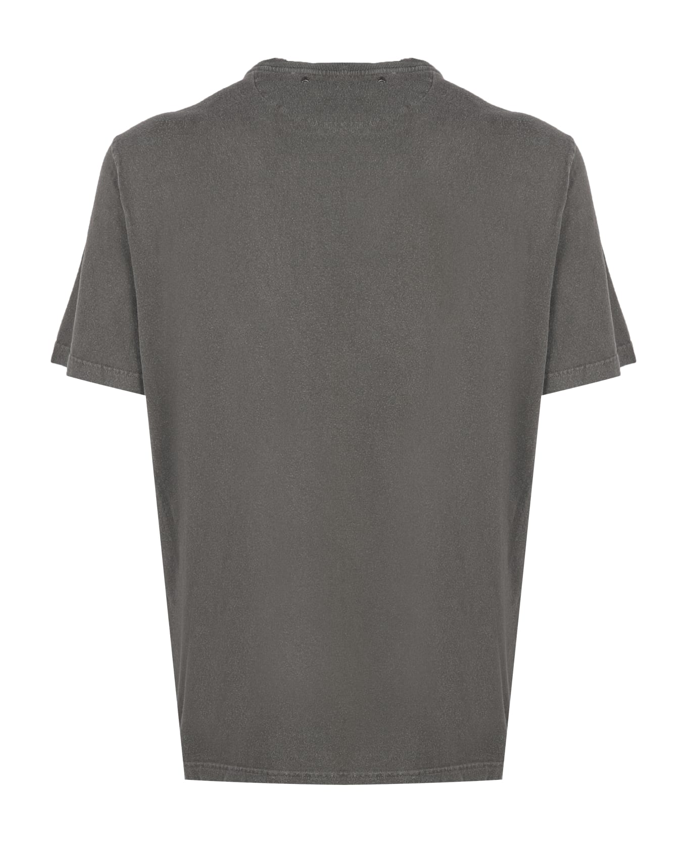 Golden Goose Golden T-shirt In Cotton - Dusty olive