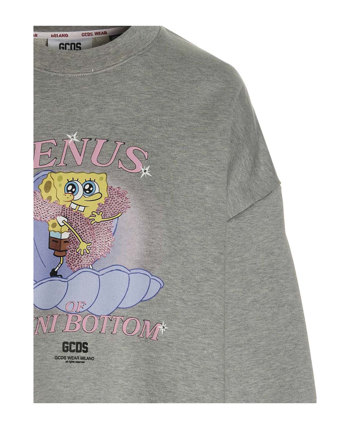 GCDS 'venus' Capsule Spongebob Sweatshirt - Gray フリース