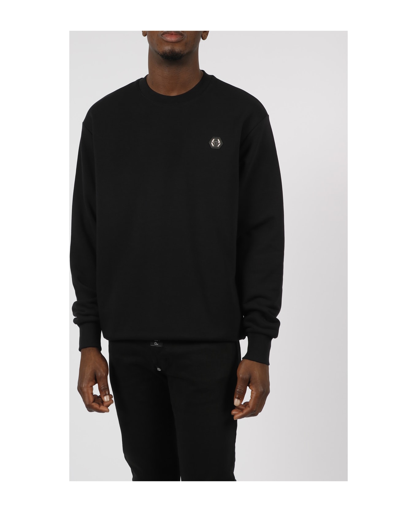 Philipp Plein Pp Hexagon Sweatshirt - Black