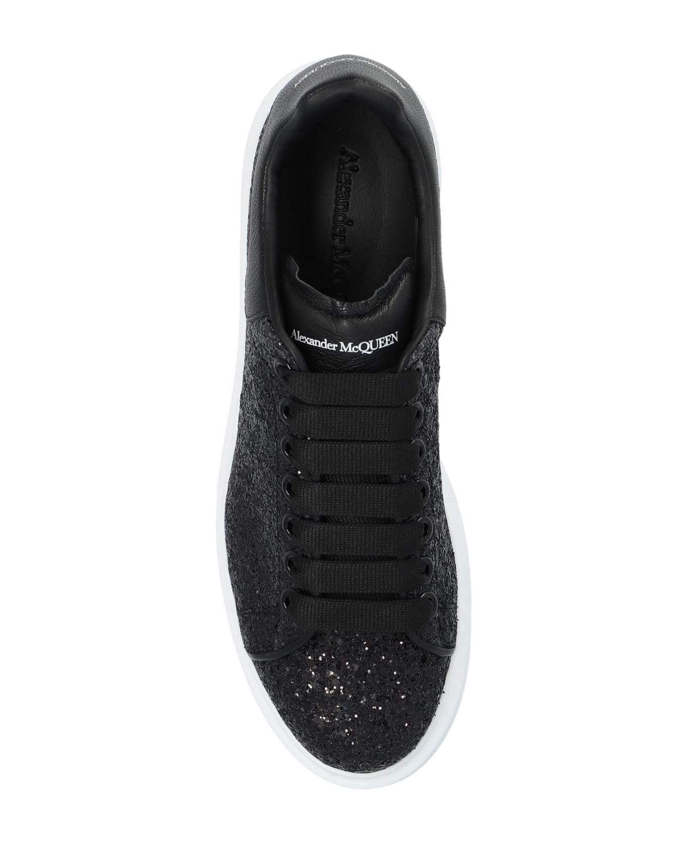 Alexander McQueen Sequin-embellished Low-top Sneakers - Black