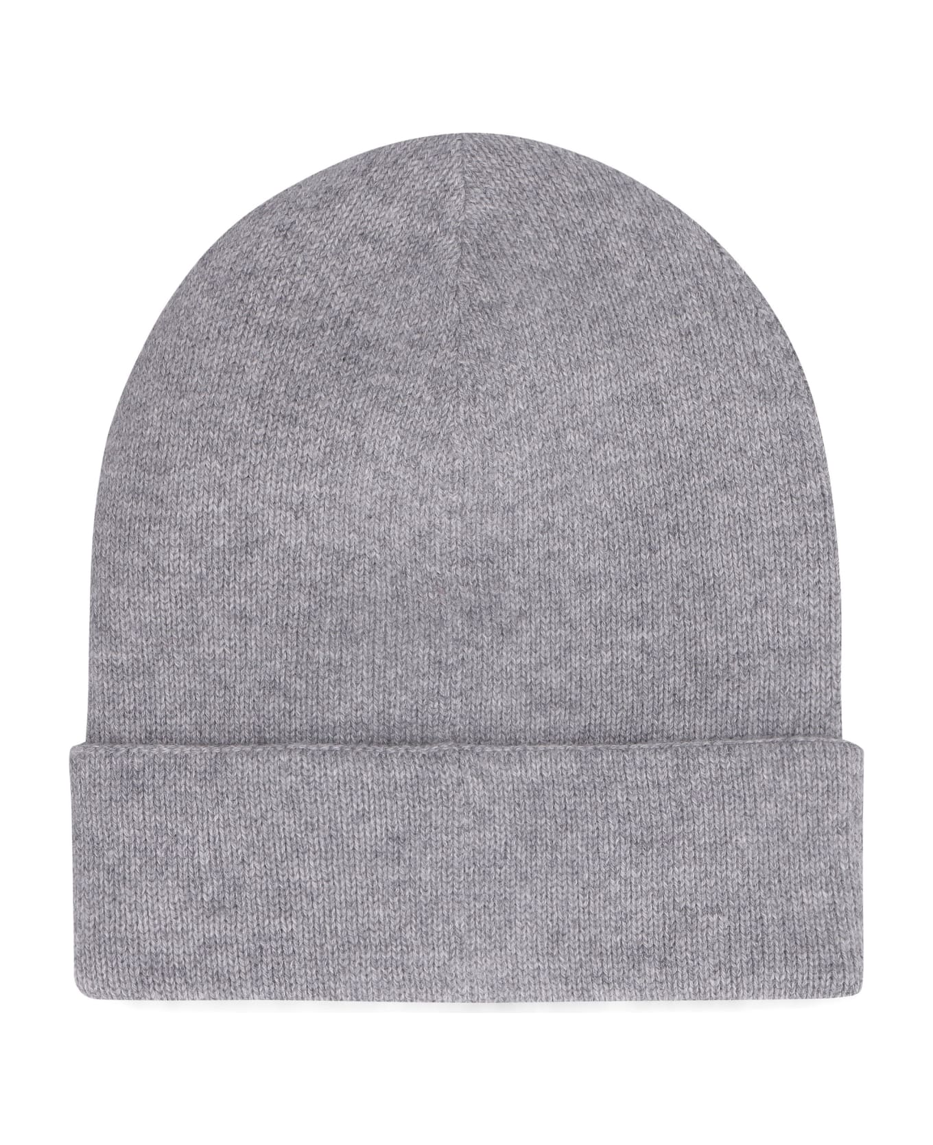 Alexander McQueen Knitted Beanie Hat - grey