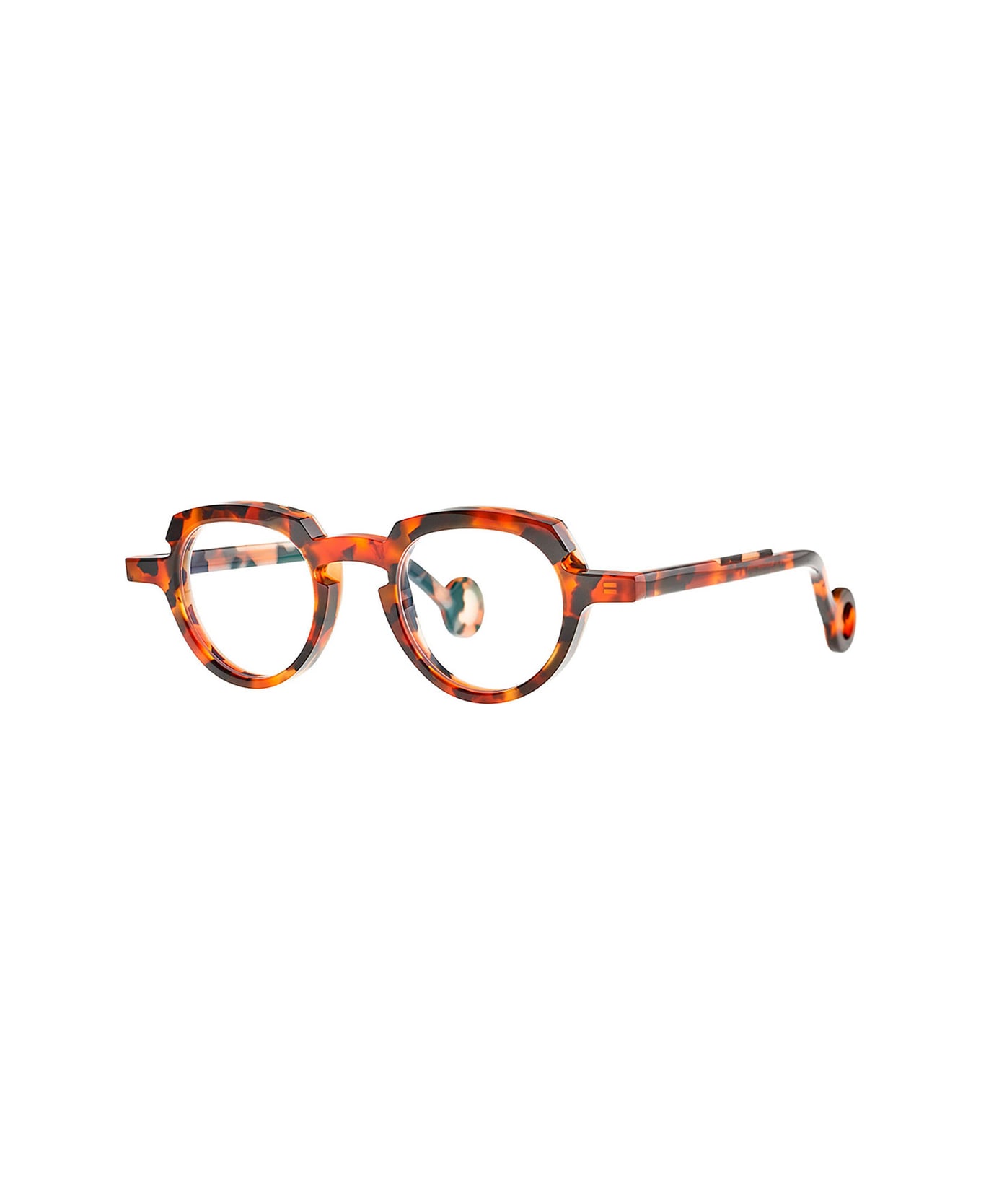 Theo Eyewear Andy 004 Andy 004 Brown + Dalmatian(marrone Maculato Dalmata) Glasses - Marrone