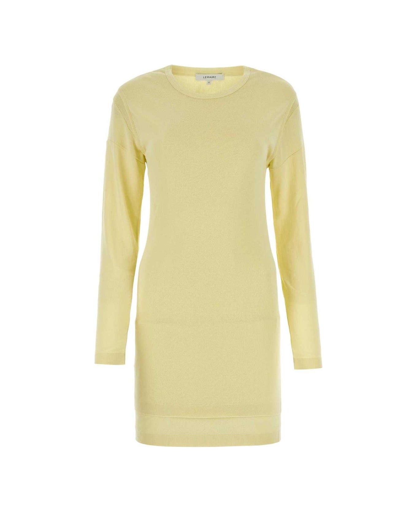 Lemaire Long Sleeved Knitted Mini Dress - Pale Canary ワンピース＆ドレス