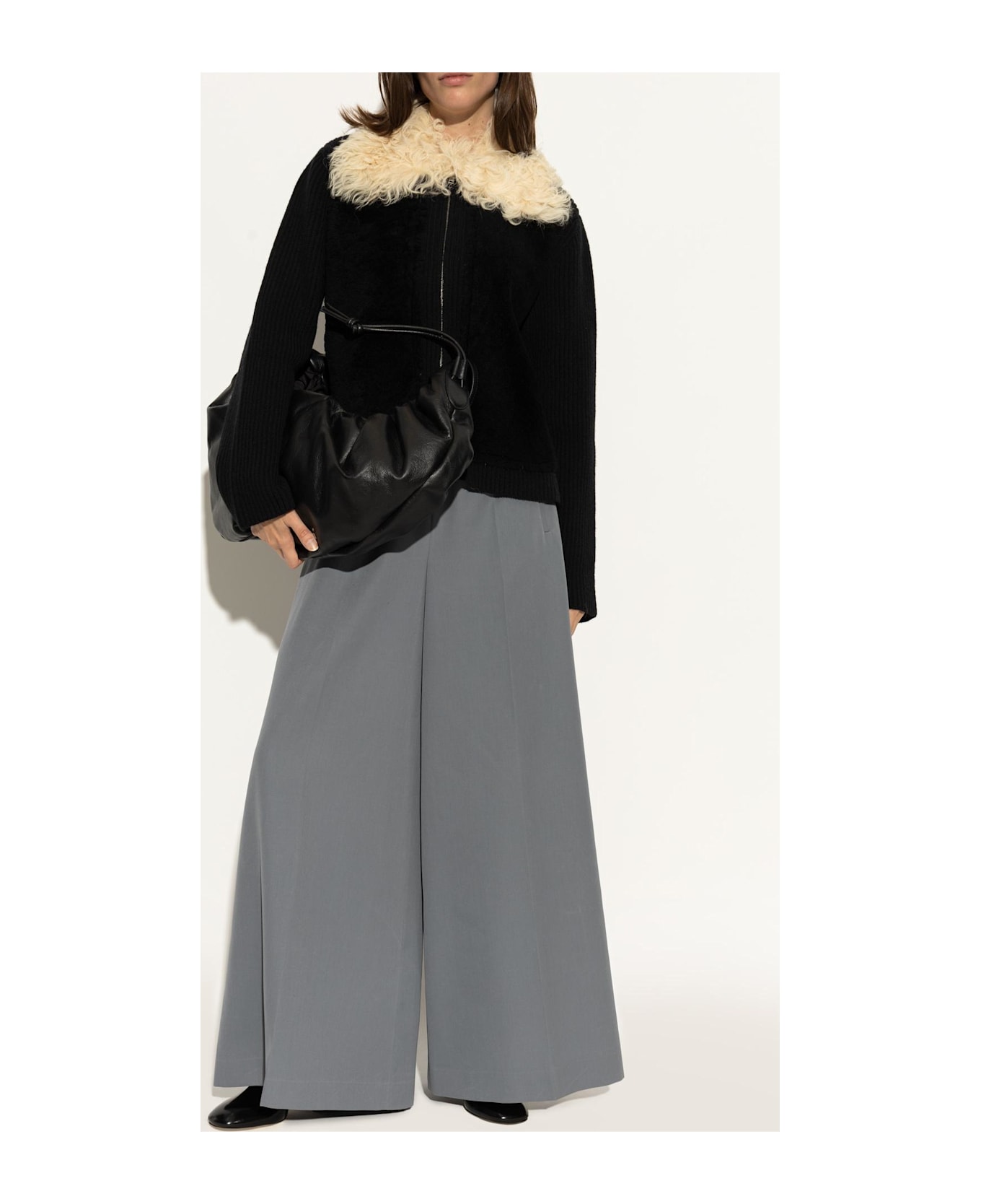 Marni Leather Heeled Ankle Boots - Nero