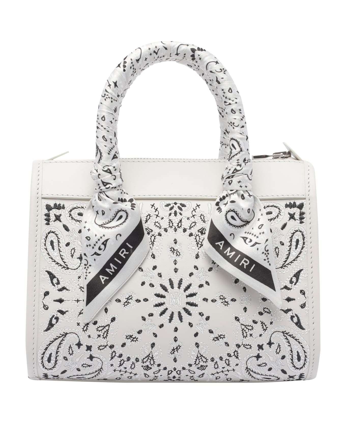 AMIRI Micro Bandana Triangle Handbag - White