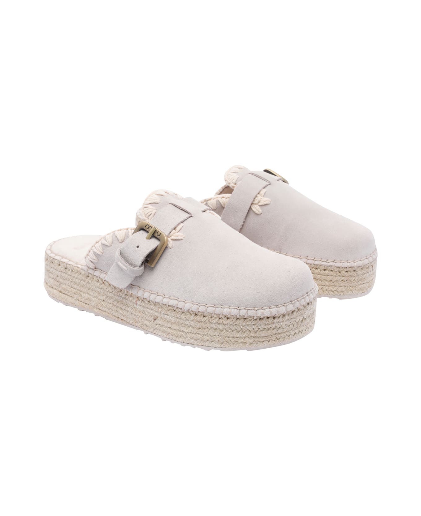 Mou Jute Clog - White