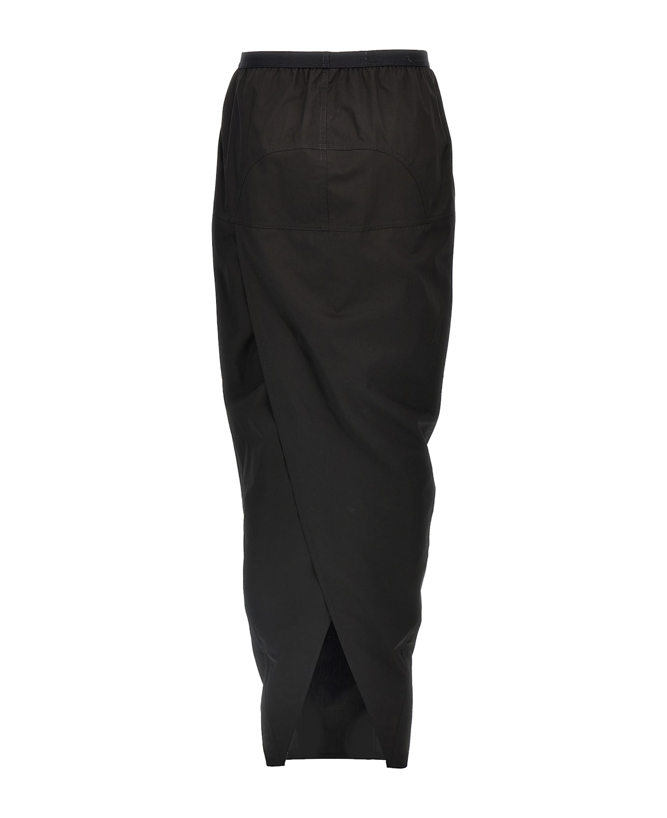 Rick Owens 
pillar Long
 Skirt - Black  