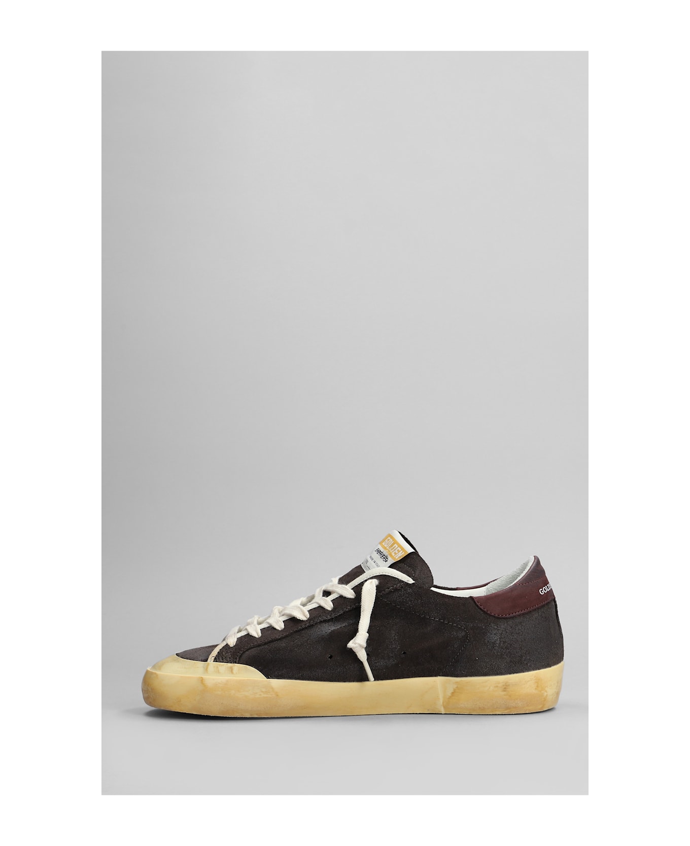 Golden Goose Superstar Sneakers In Dark Brown Nubuck - dark brown