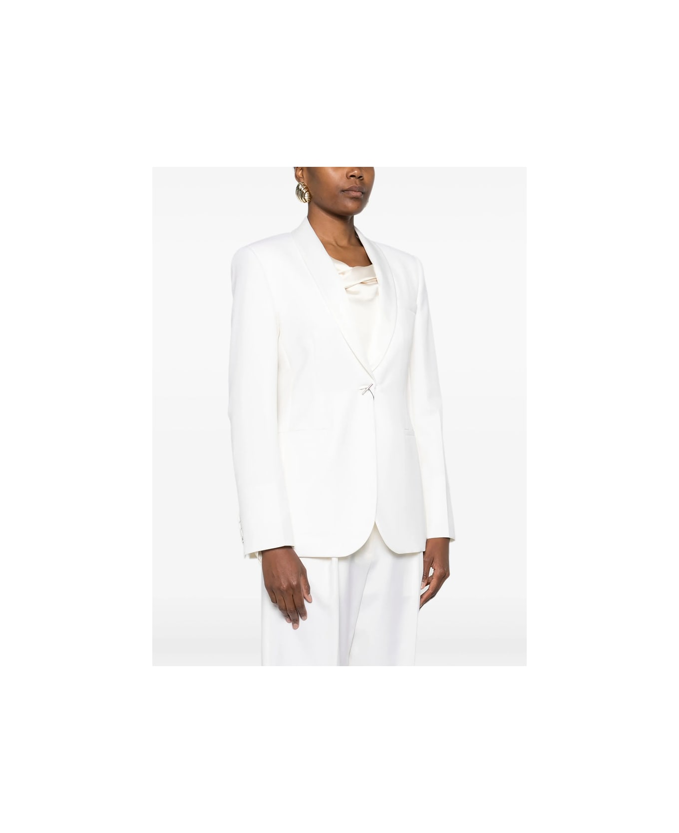 Max Mara Pianoforte Jacket - WHITE
