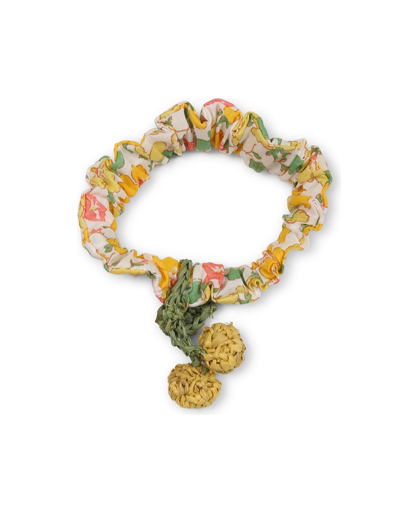 Bonpoint Yellow Elastic For Girl With Cherries - Yellow