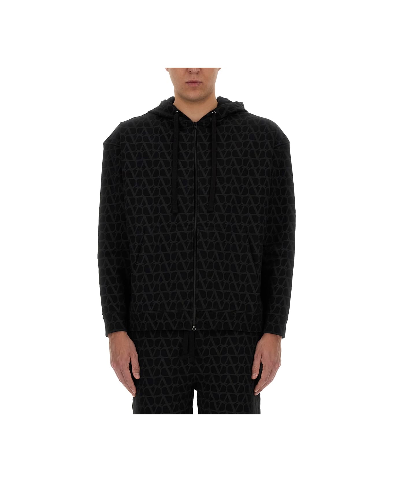 Valentino Hoodie - BLACK