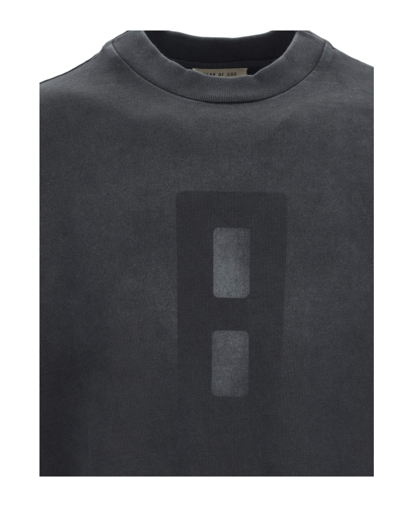 Fear of God Long-sleeved T-shirt 'airbrush 8' - BLACK