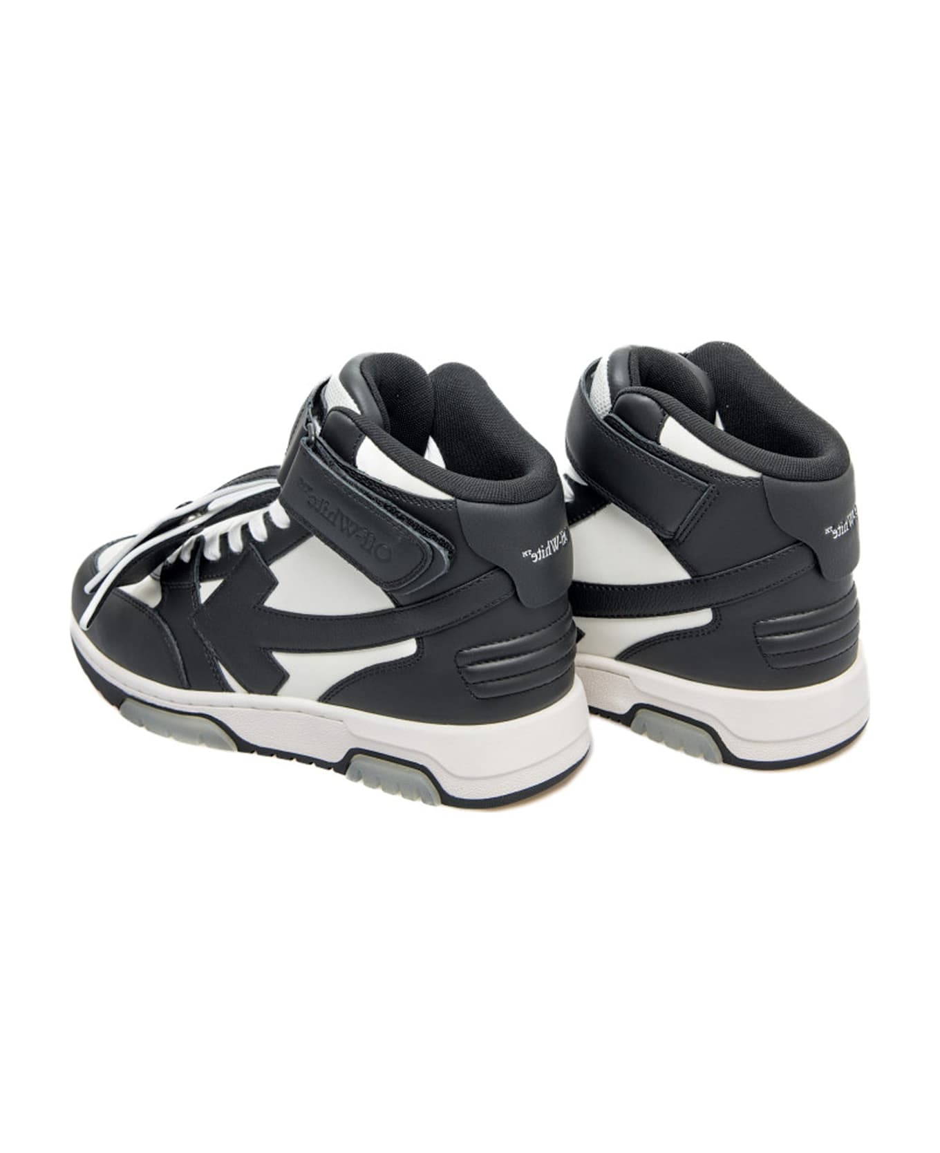 Off-White Off White Out Of Office Mid Top Sneakers - Black