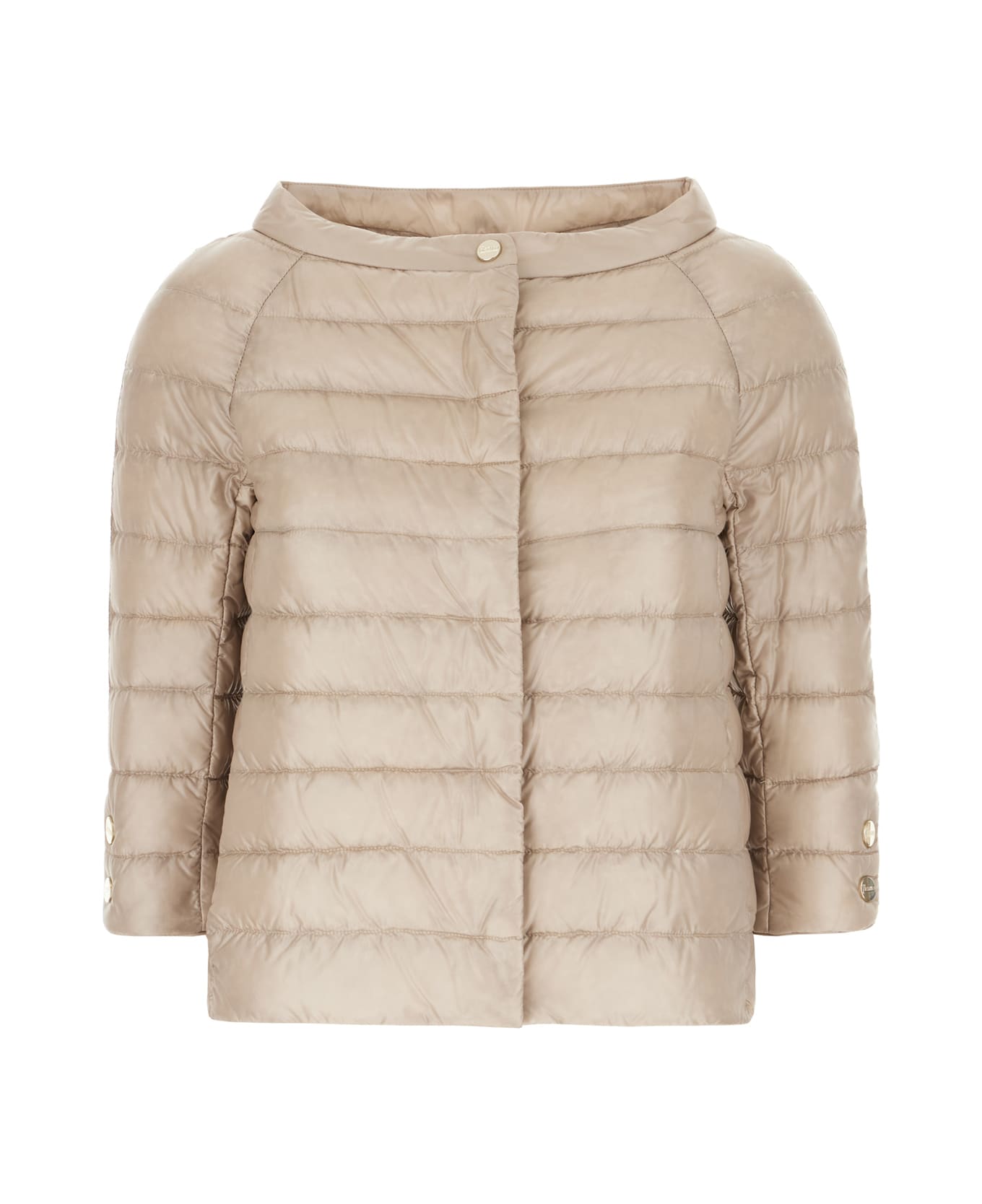 Herno Cappuccino Nylon Down Jacket - CHANTILLY