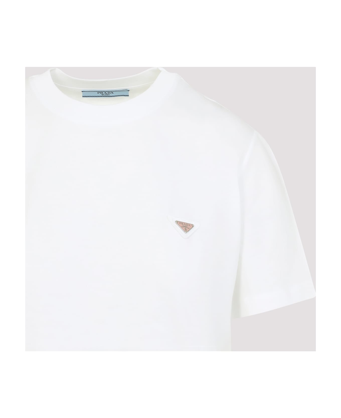 Prada Cotton T-shirt - Bianco