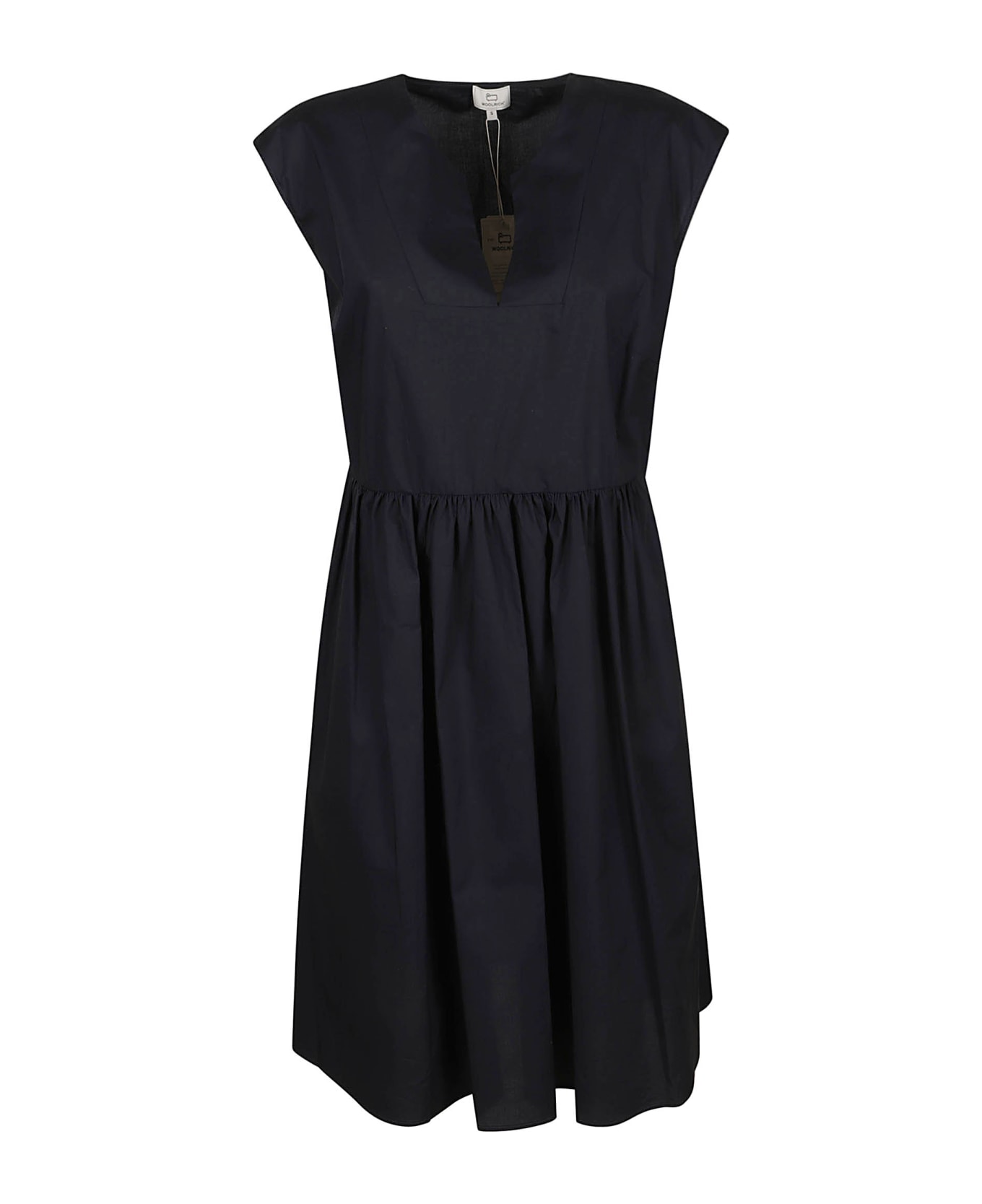 Woolrich Poplin Short Dress - Melton Blue