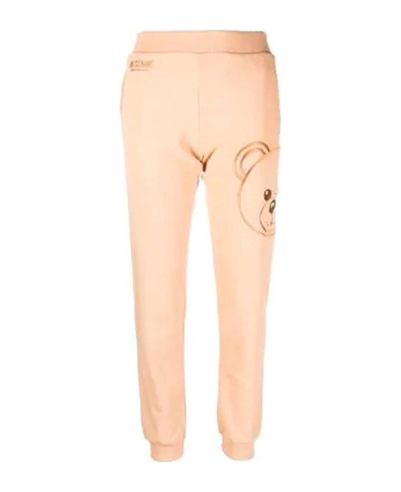 Moschino Underwear Cotton Jogging Pants - Beige