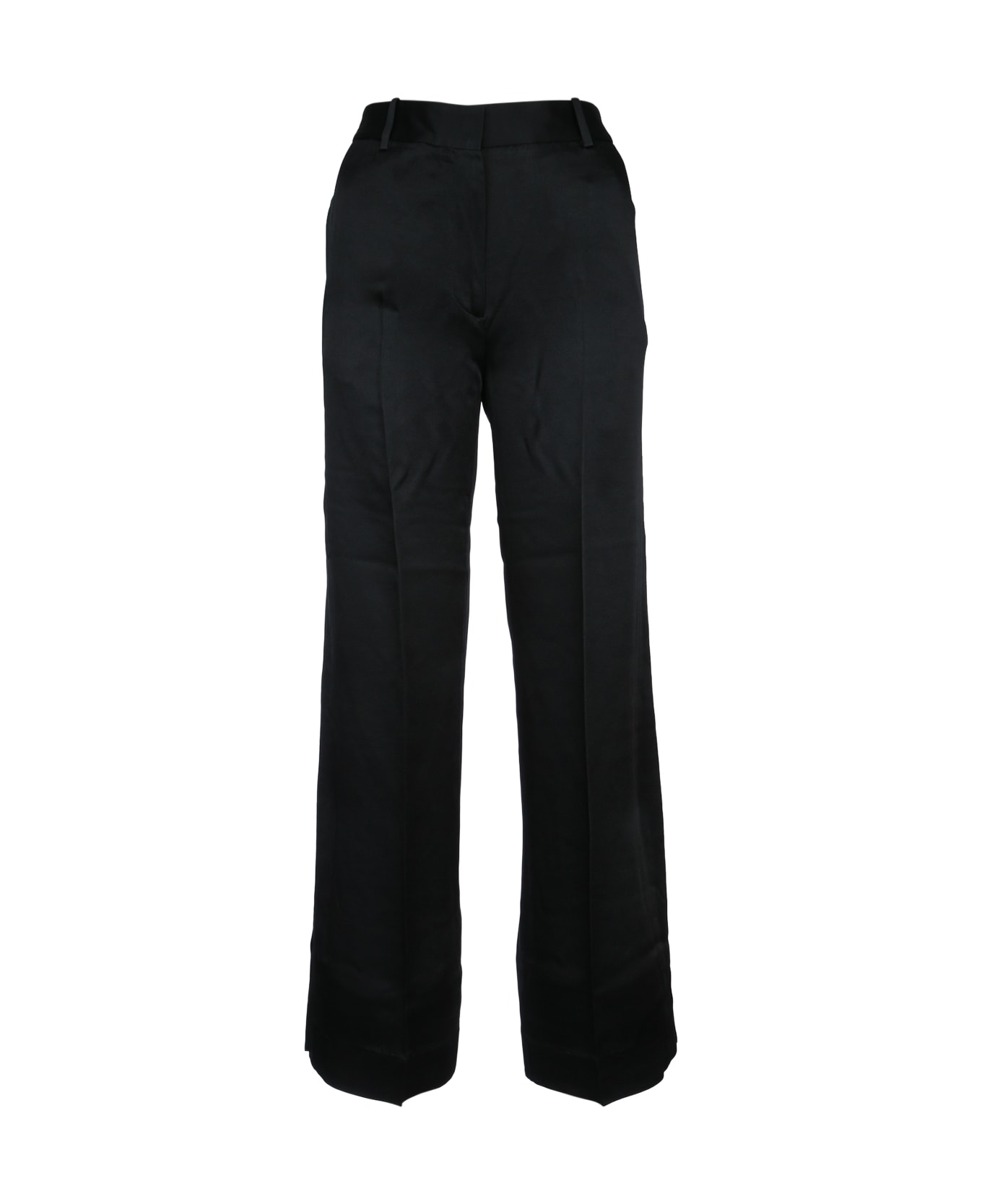 Totême Cuff-slit Trousers - BLACK