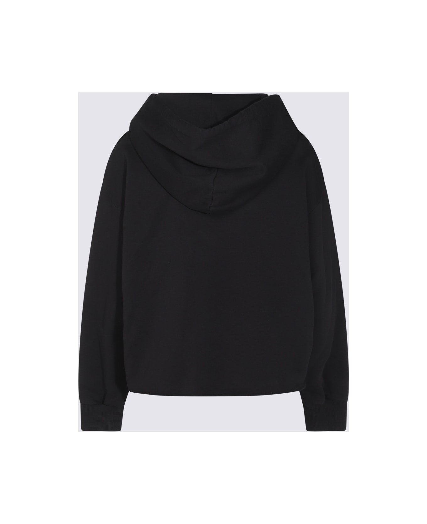 MM6 Maison Margiela Black Cotton Sweatshirt - Black