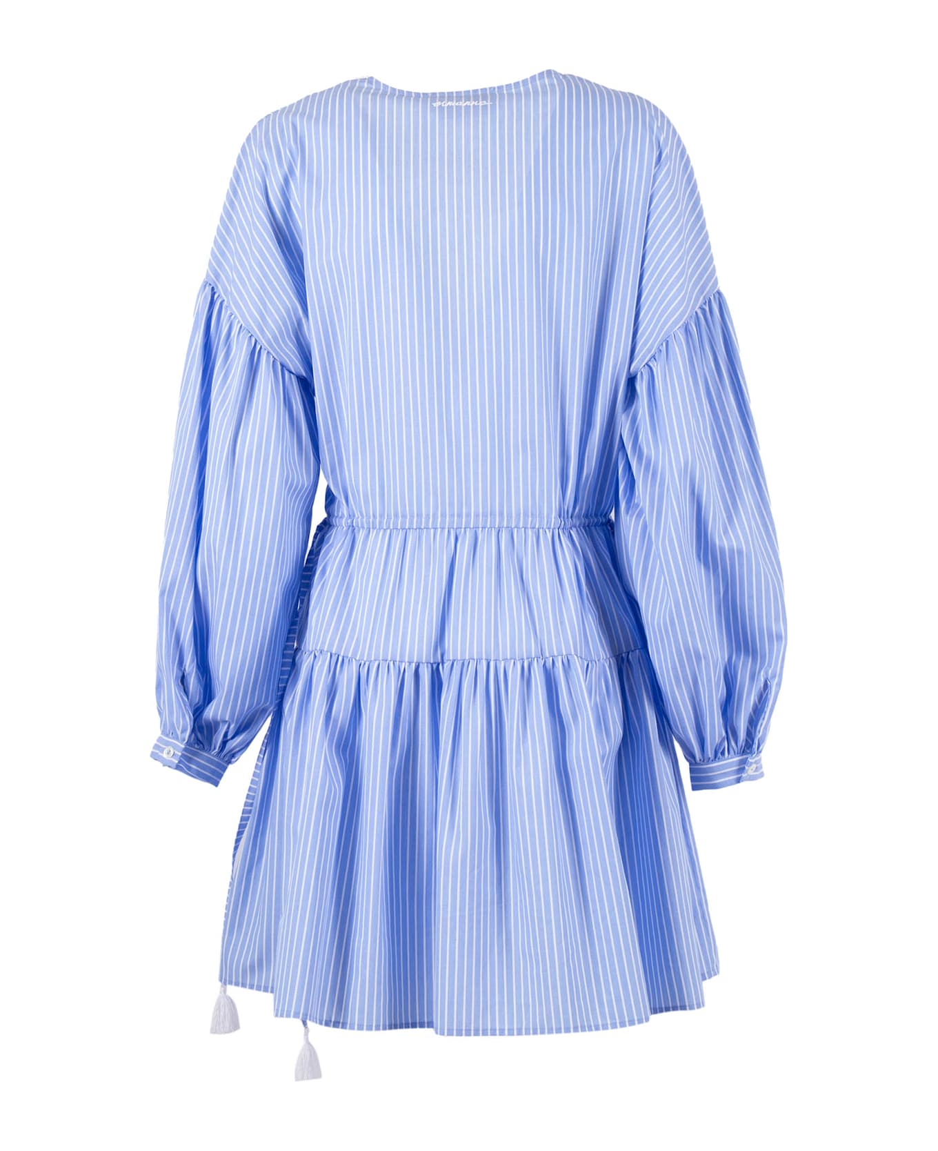 Ermanno Ermanno Scervino L/s Mini Dress - LIGHT BLUE