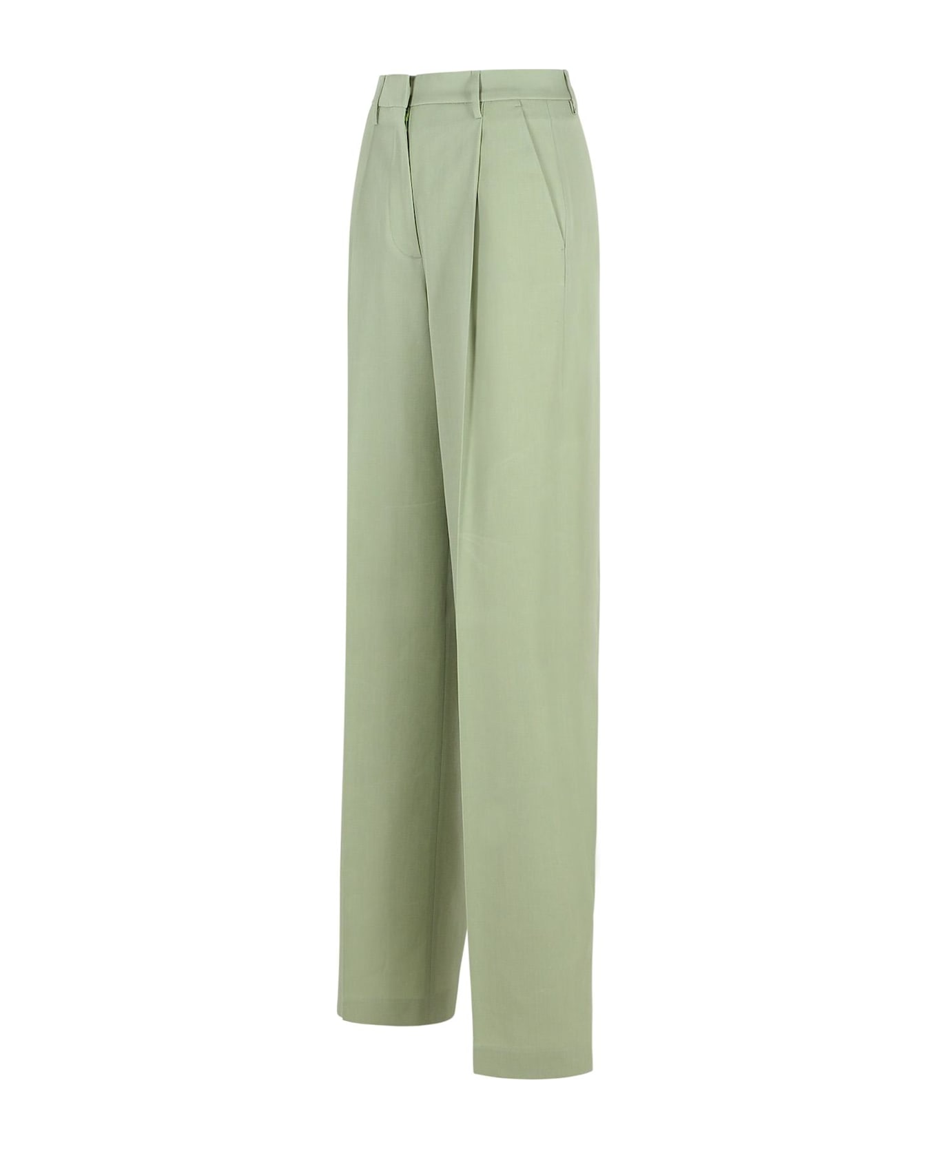 Golden Goose 
naomi
 Green Virgin Wool Pants - Green