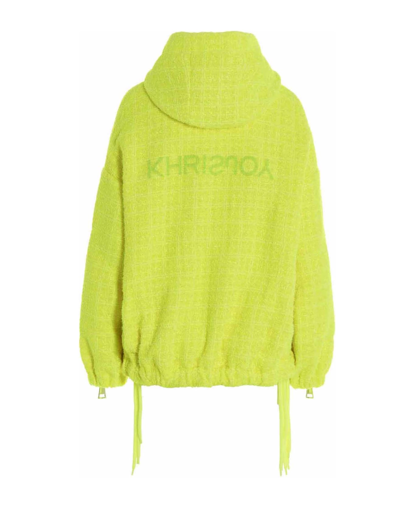 Khrisjoy 'chris Windbreaker Tweed' Jacket - Yellow