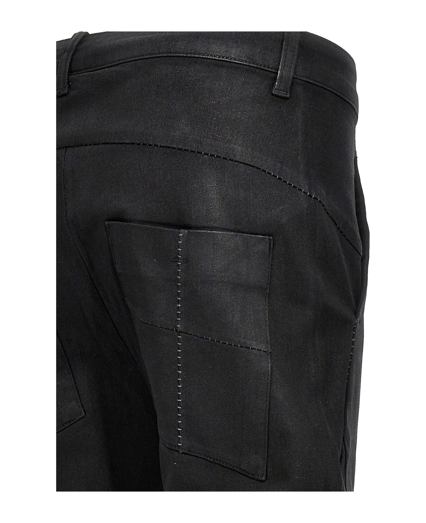 Thom Krom Coated Jeans - Black  