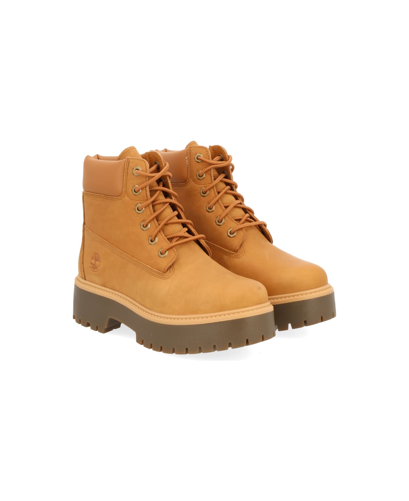 Timberland Waterproof Lace-up Boot - BEIGE