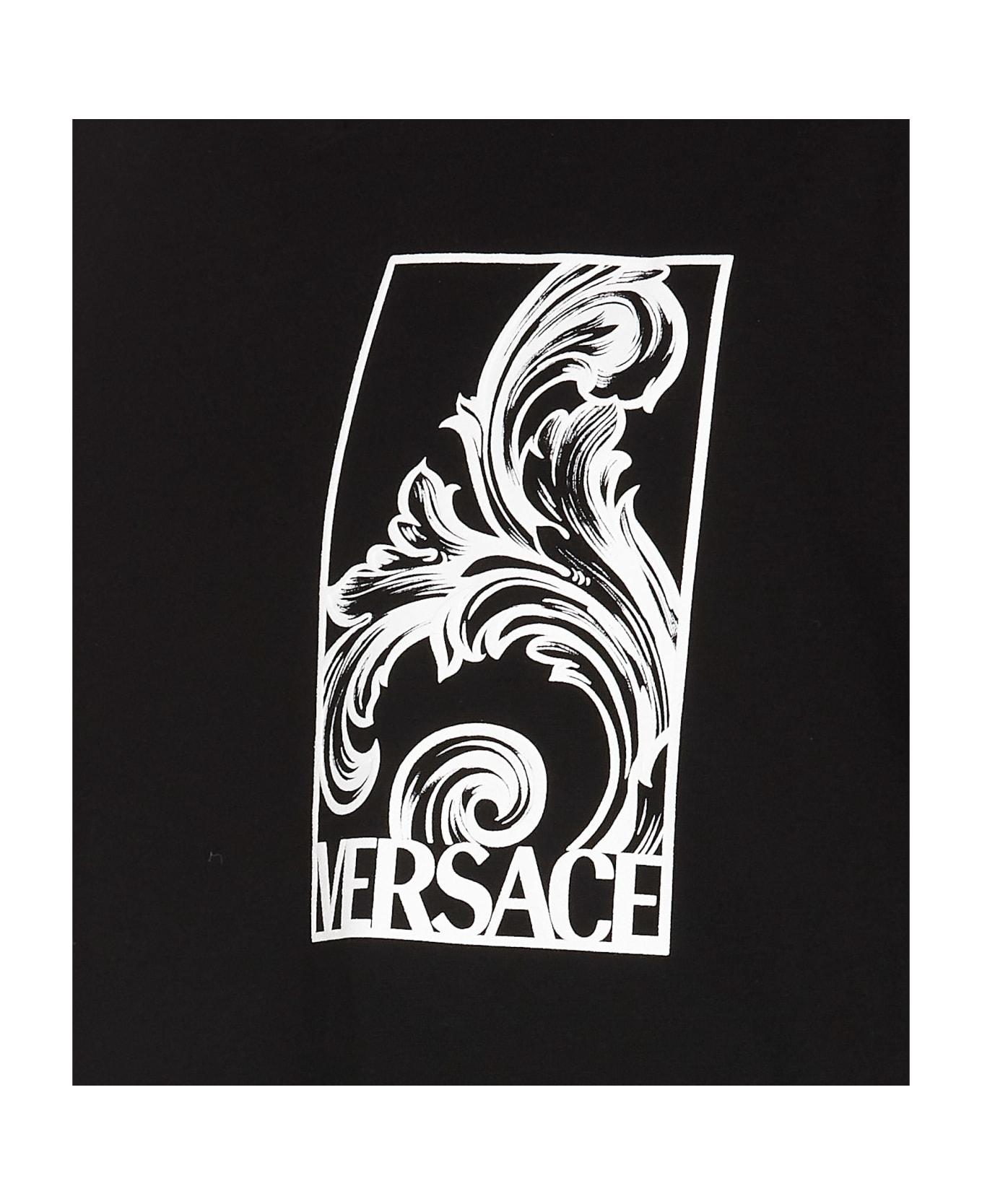 Versace Palmette T-shirt - Black シャツ
