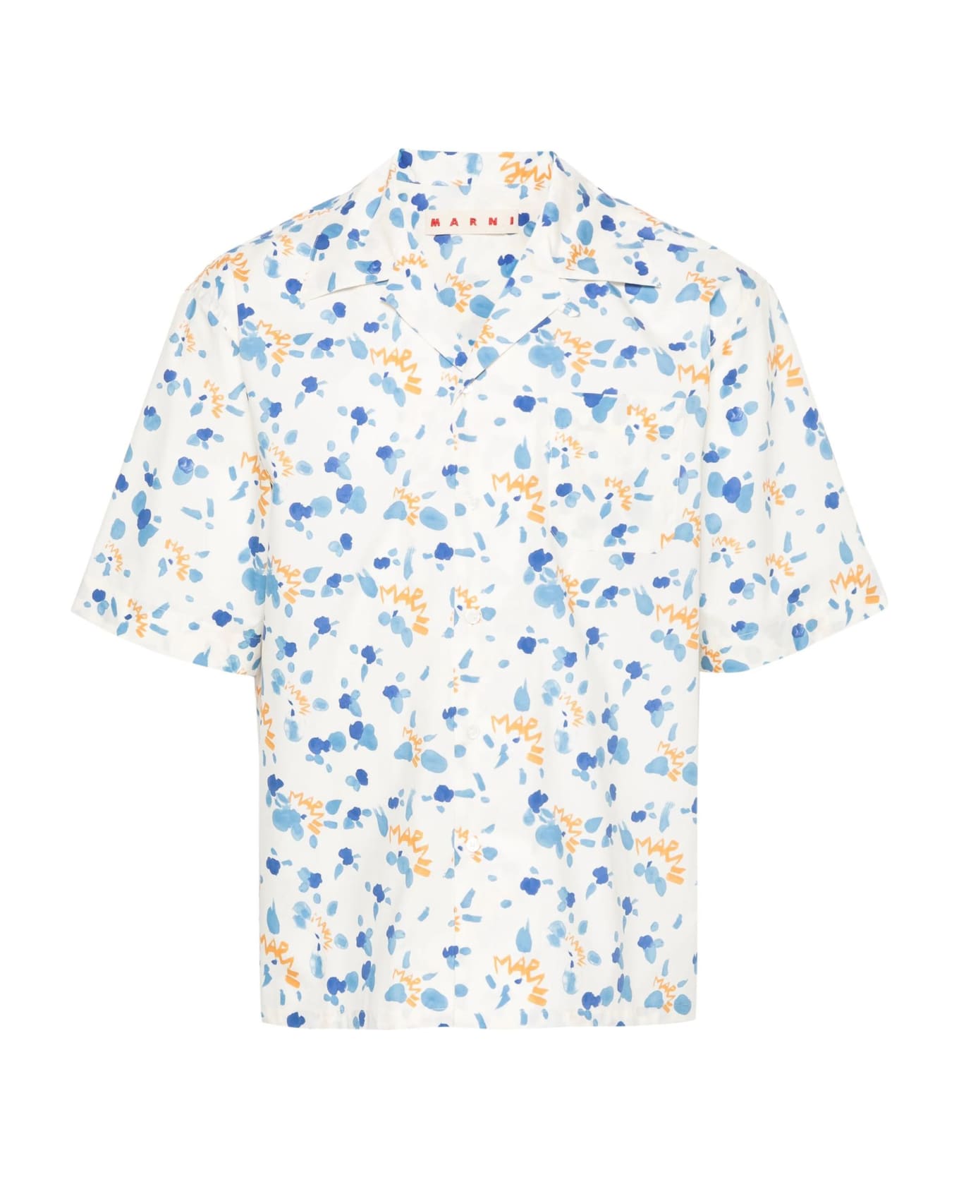 Marni Poplin Bowling Shirt - Multicolor シャツ